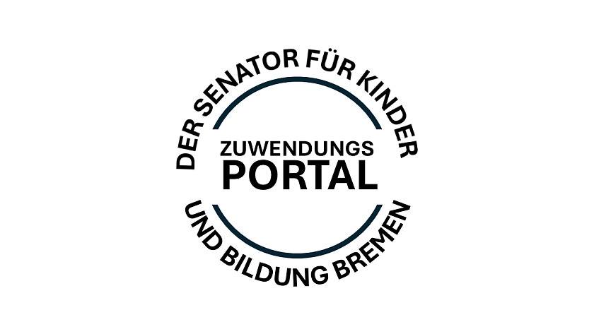 Das Logo des Zuwendungsportals vom Senator für Kinder und Bildung Bremen